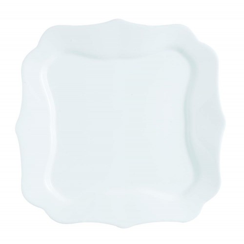 Тарелка обеденная квадратная Authentic White 26см Luminarc J1300