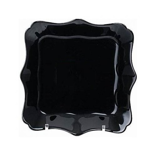 Тарелка десертная квадратная Authentic Black 20,5 см Luminarc J1336