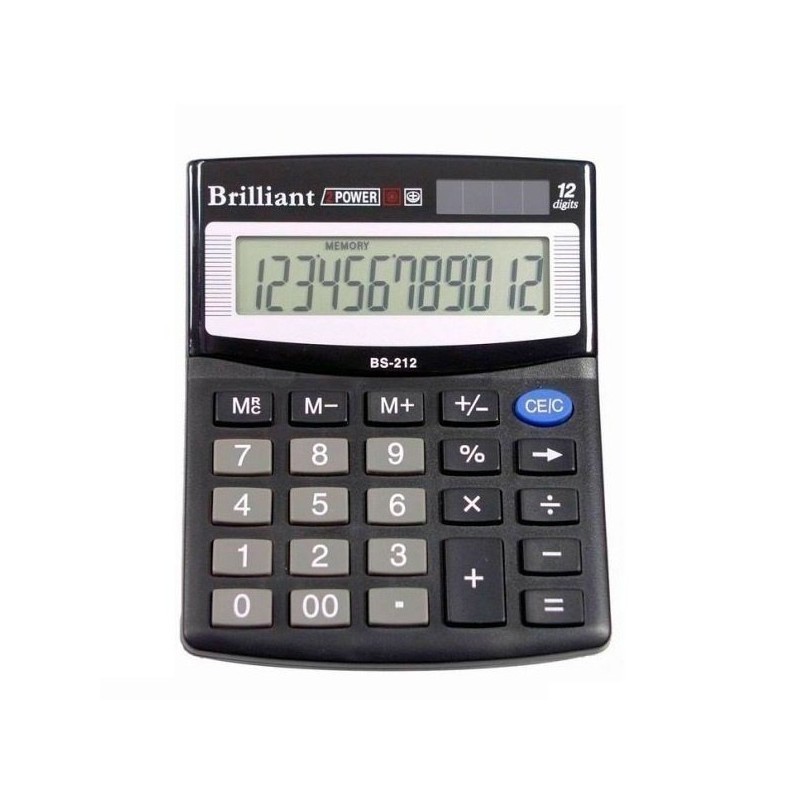 Калькулятор електронний Brilliant 12-розрядний BS-212