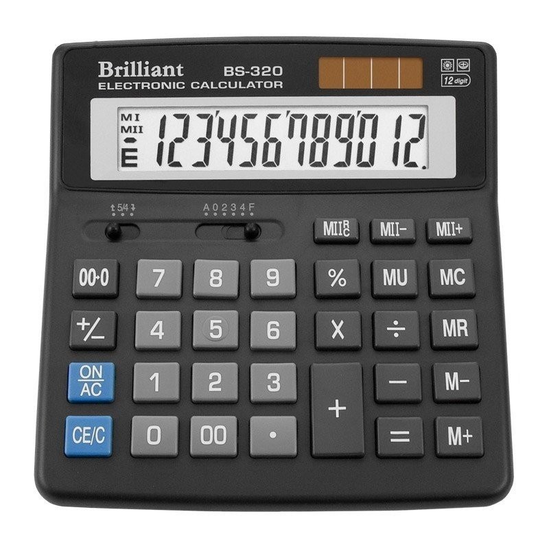 Калькулятор электронный Brilliant 12-разрядный BS-320
