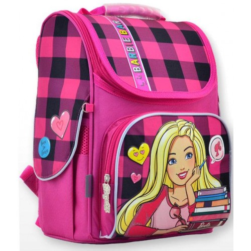 Рюкзак каркасный H-11 Barbie red 555156