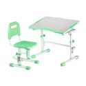 Комплект парта + стул трансформеры Vivo II Green FUNDESK