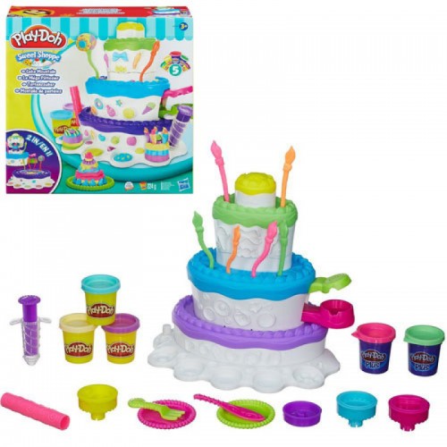 Набір пластиліну "Святковий торт" Play-Doh (A7401)
